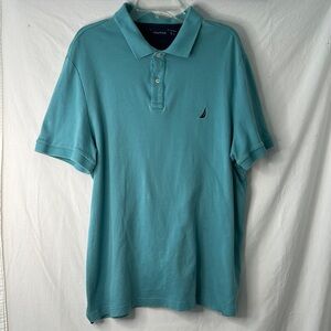 Nautica teal polo in like new condition